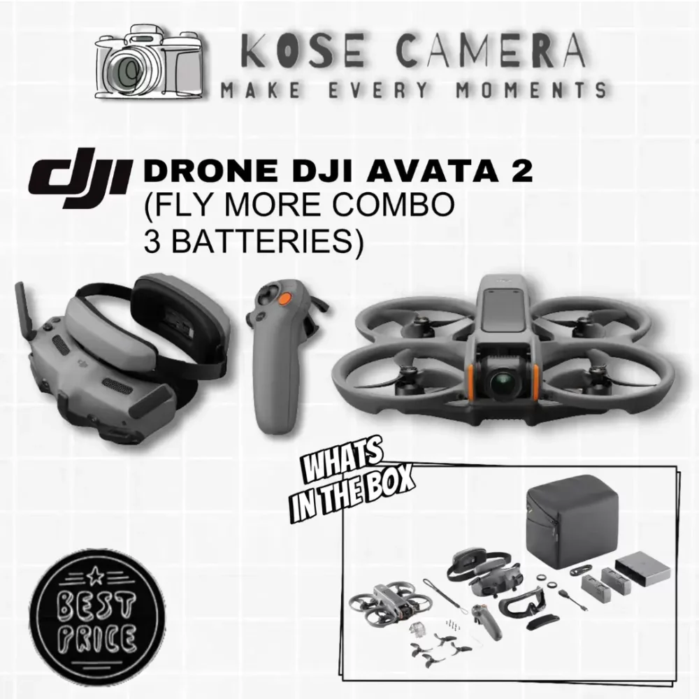 DJI Avata 2 Fly More Combo (3 Battery)