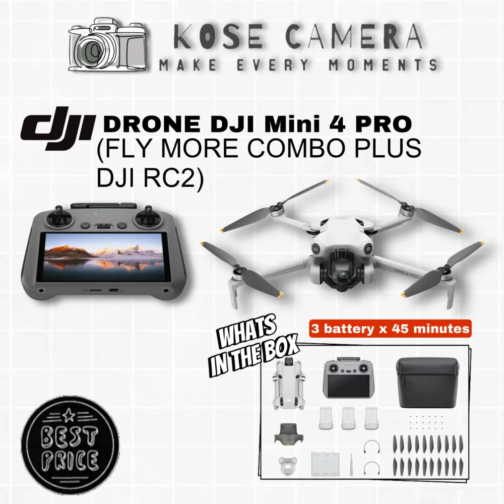 DJI Mini 4 Pro Fly More Combo PLUS (DJI RC2)