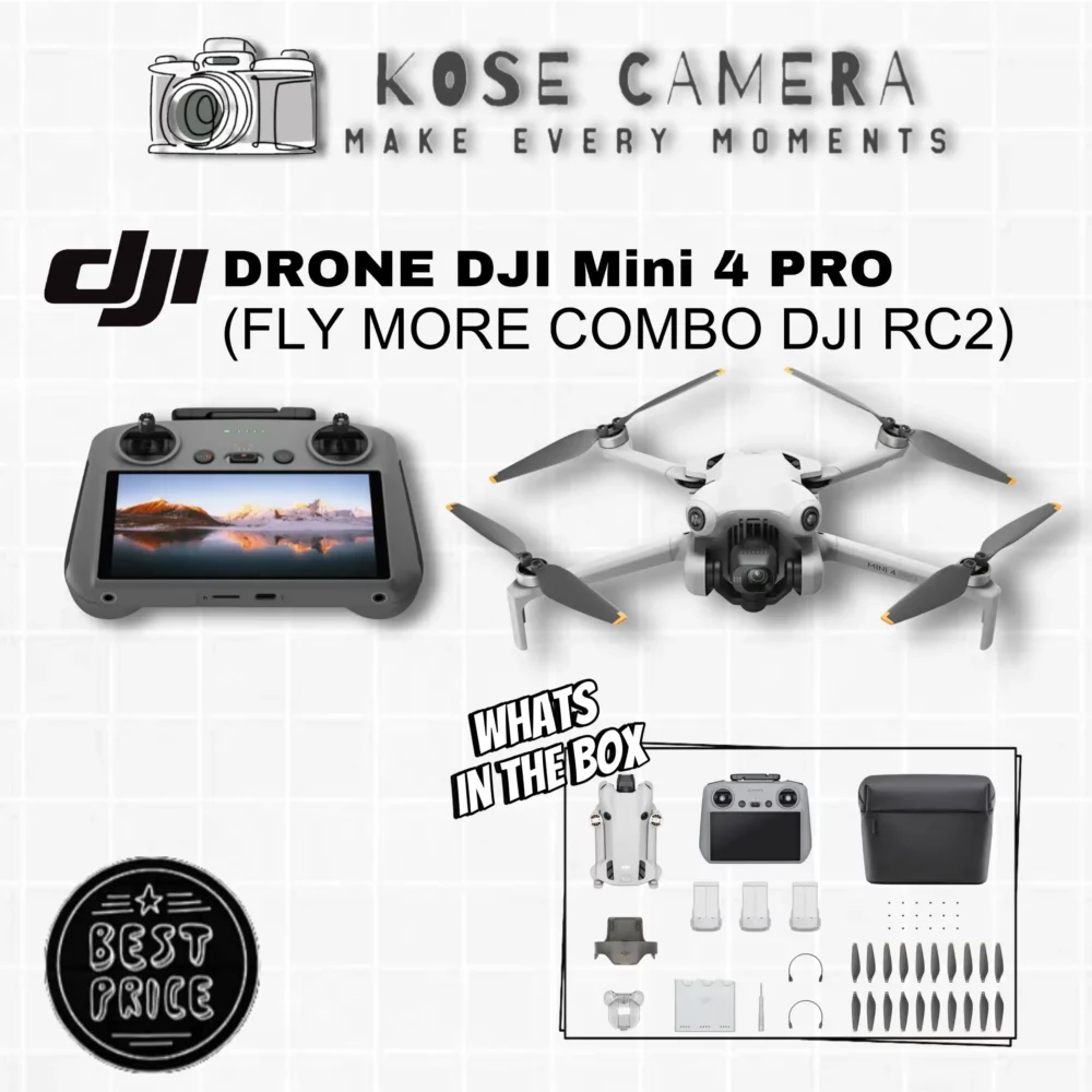 DJI Mini 4 Pro Fly More Combo (DJI RC2)