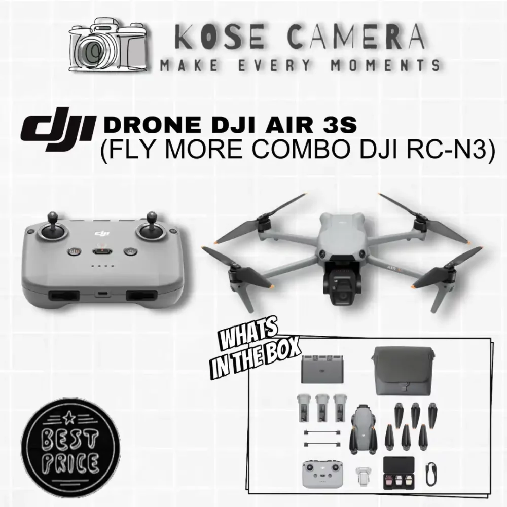 DJI Air 3S Fly More Combo (DJI RC-N3)