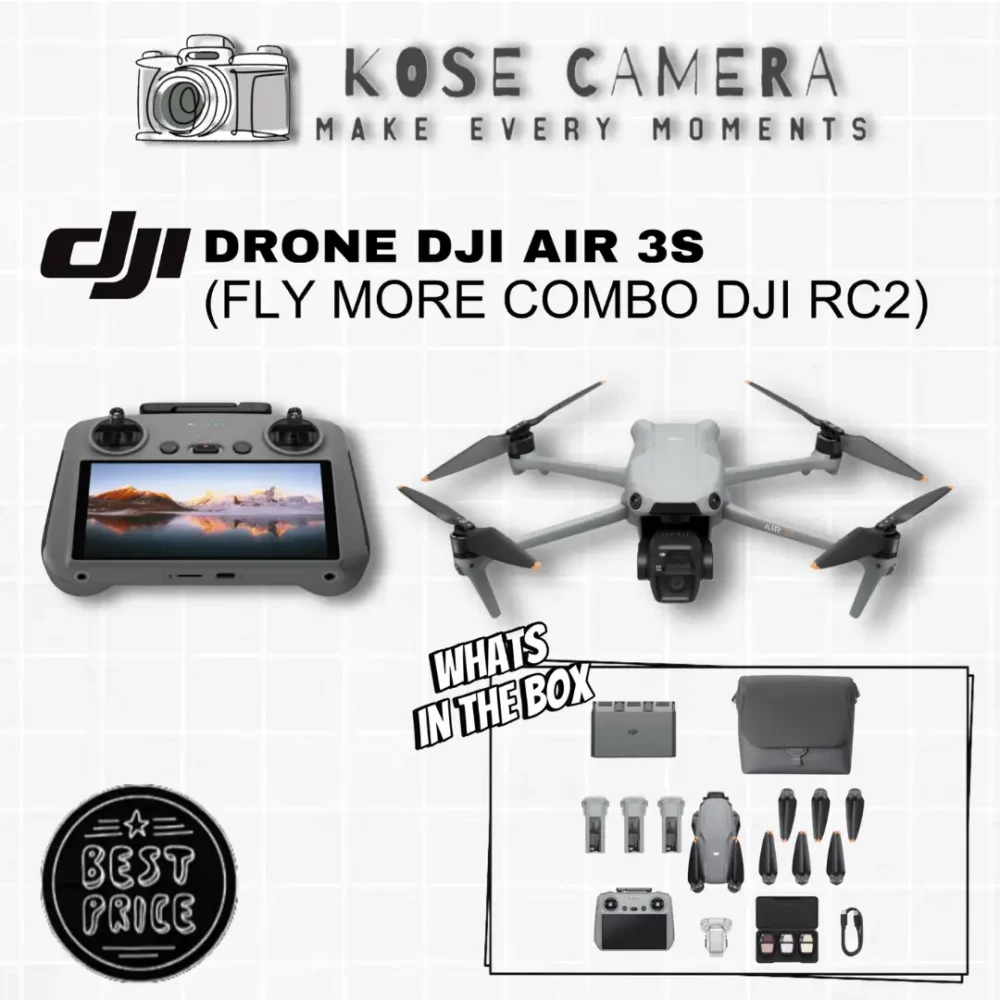 DJI Air 3S Fly More Combo (DJI RC2)